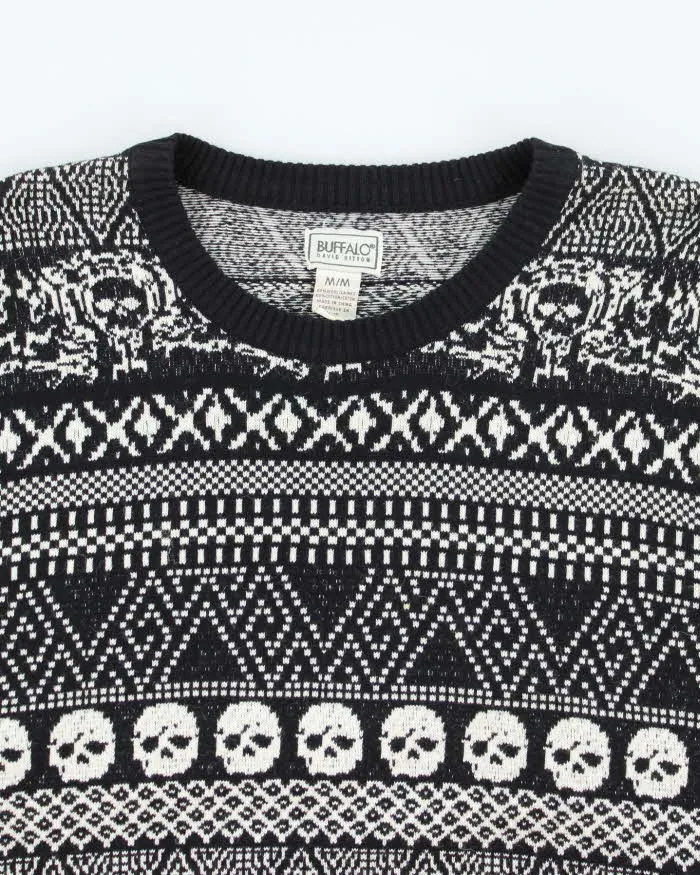 Vintage Y2k 00s Buffalo Wool Blend Skull Jumper - M sold by Rokit product image thumbnail 3