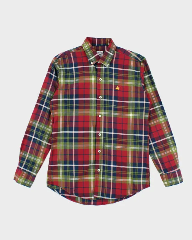 Vintage Brooks Brothers Checked Button Down Shirt - S sold by Rokit