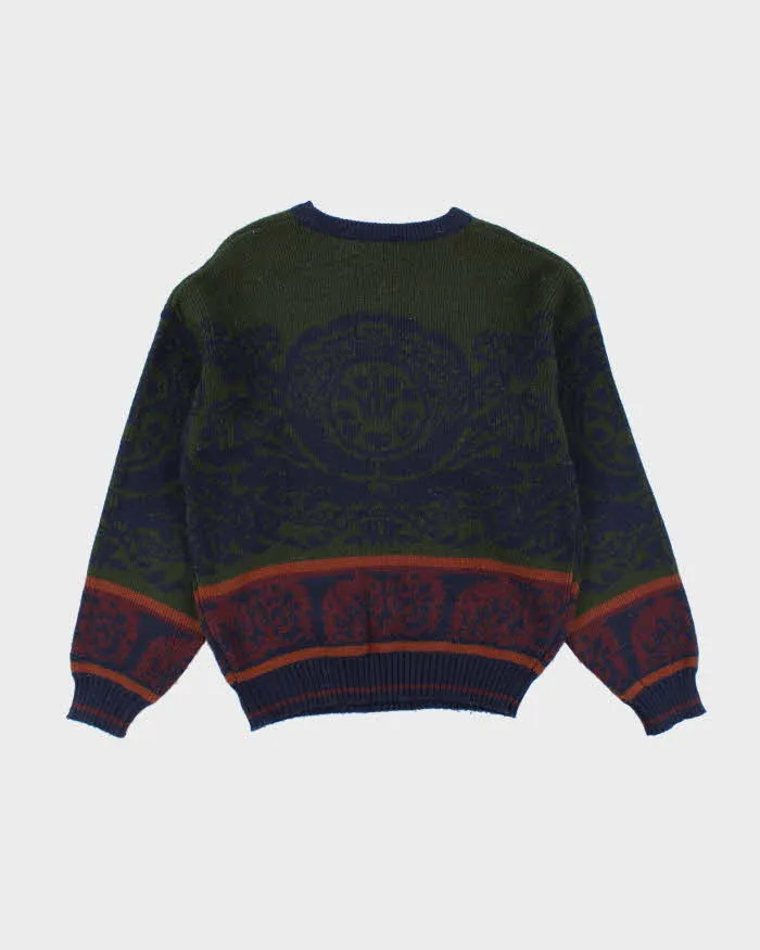 Vintage Estate Pattern Knit Oversized Jumper - S sold by Rokit product image thumbnail 2