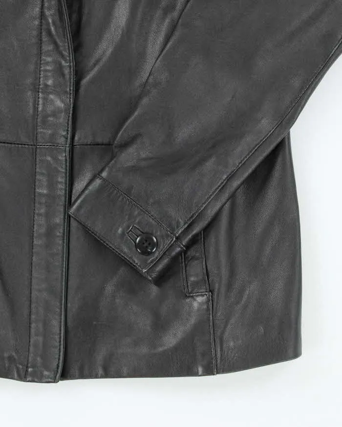 Vintage Danier Black Leather Jacket - S sold by Rokit product image thumbnail 4