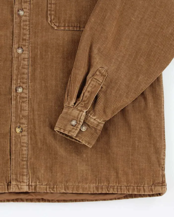 Vintage Gap Brown Corduroy Lined Shirt - XL sold by Rokit product image thumbnail 4