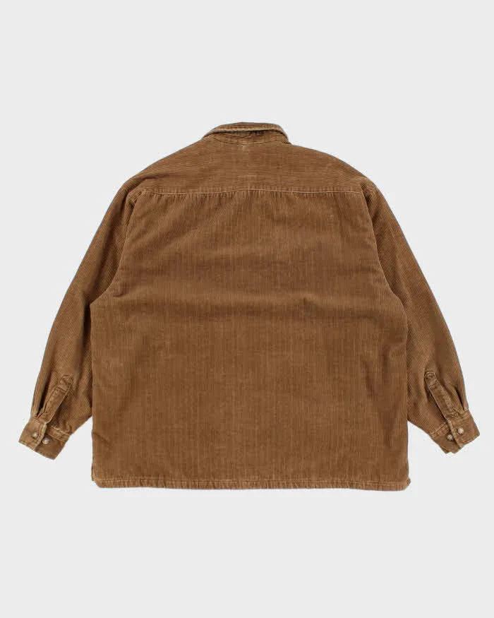 Vintage Gap Brown Corduroy Lined Shirt - XL sold by Rokit product image thumbnail 2