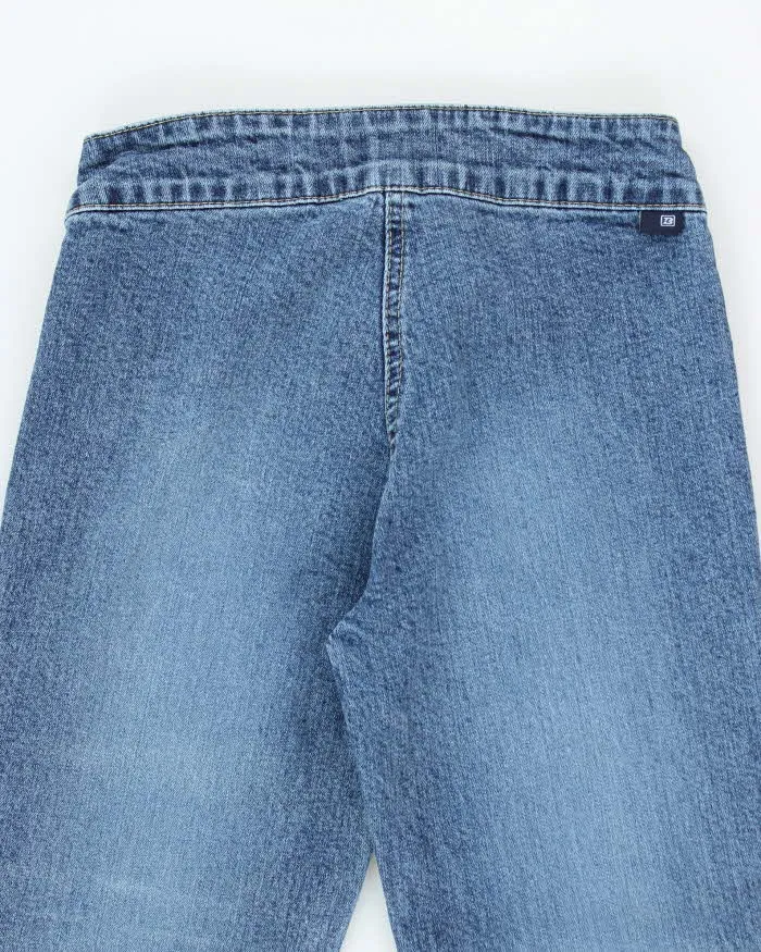 Vintage Y2K Women's Brody Medium Wash Flared Jeans - W25 L29 sold by Rokit product image thumbnail 4