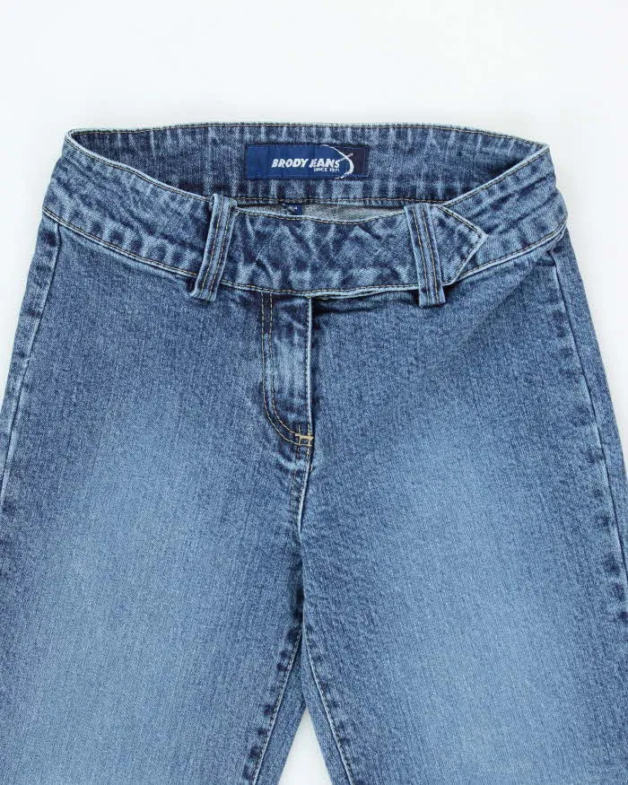 Vintage Y2K Women's Brody Medium Wash Flared Jeans - W25 L29 sold by Rokit product image thumbnail 3