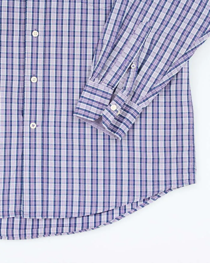 Vintage Izod Checked Long Sleeve Shirt - L sold by Rokit product image thumbnail 4