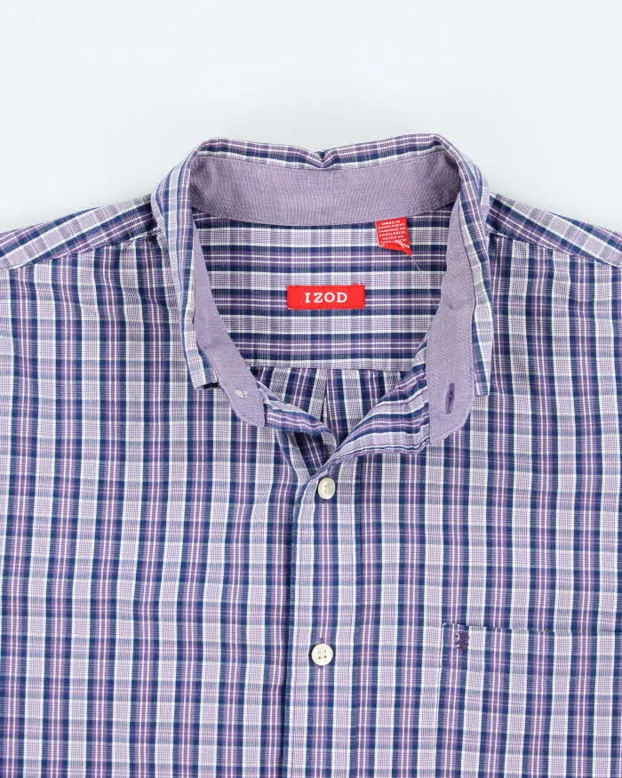 Vintage Izod Checked Long Sleeve Shirt - L sold by Rokit product image thumbnail 3