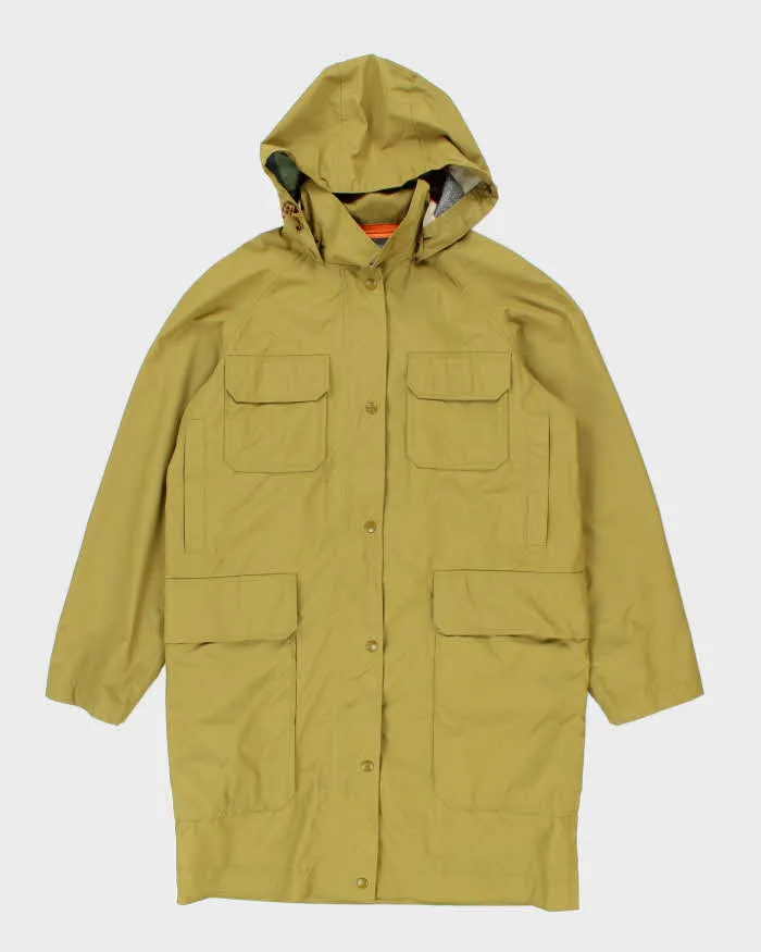 Vintage 90's Woolrich Waterproof Snap Button Long Coach Jacket - M sold by Rokit