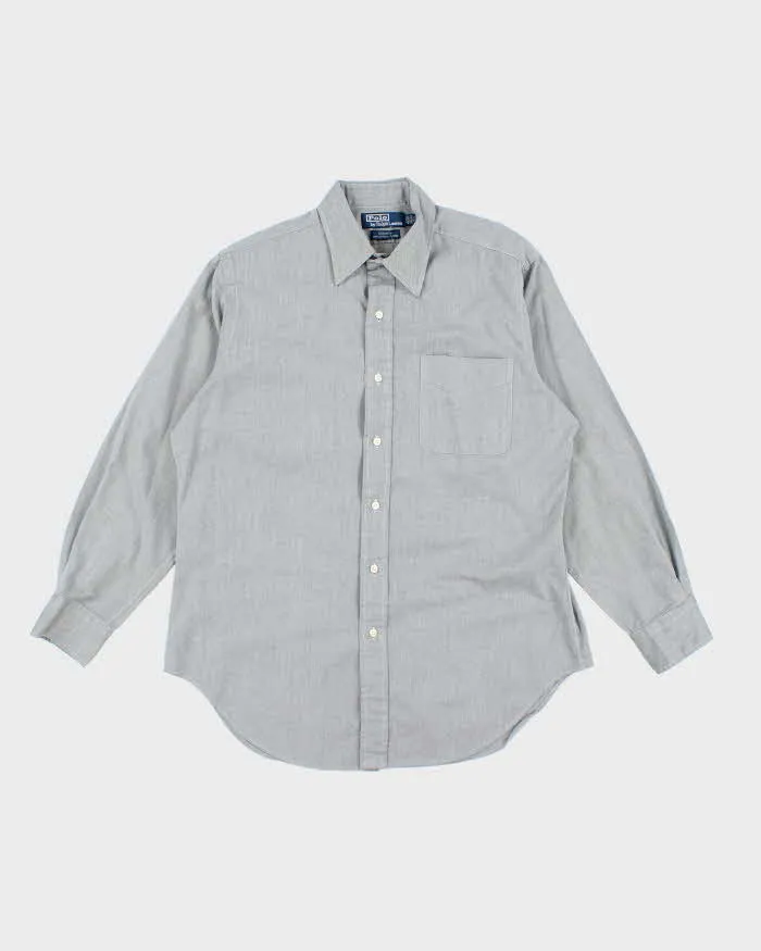 Vintage Ralph Lauren Plain Button Up Shirt - L sold by Rokit