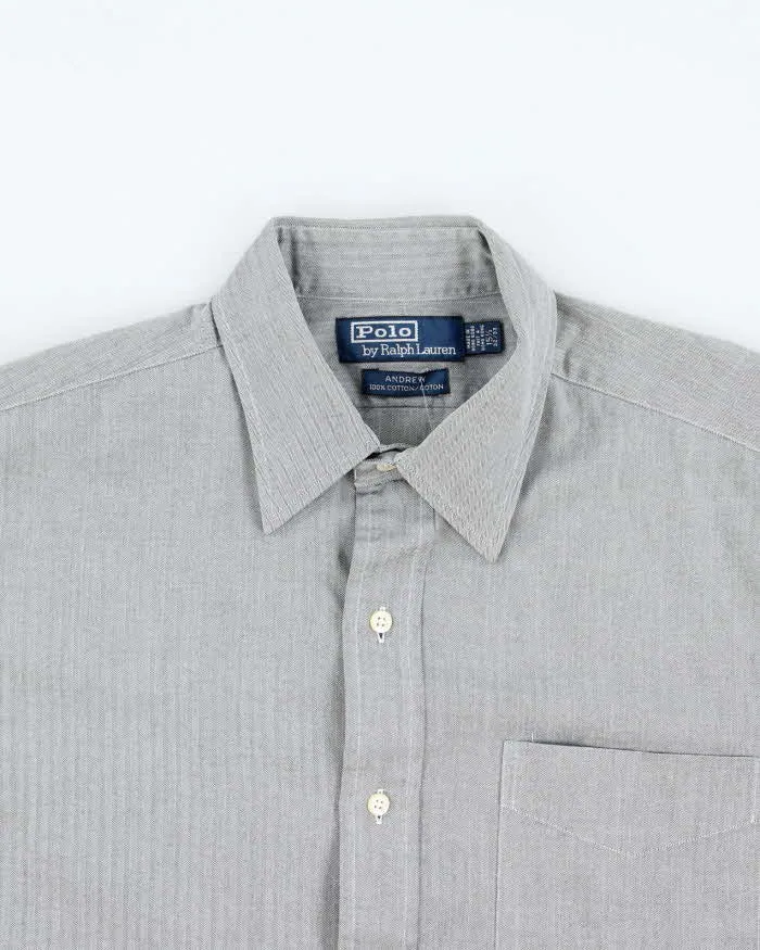 Vintage Ralph Lauren Plain Button Up Shirt - L sold by Rokit product image thumbnail 3