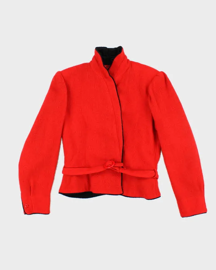 Vintage 80s Kenzo Red Wool Jacket - M sold by Rokit