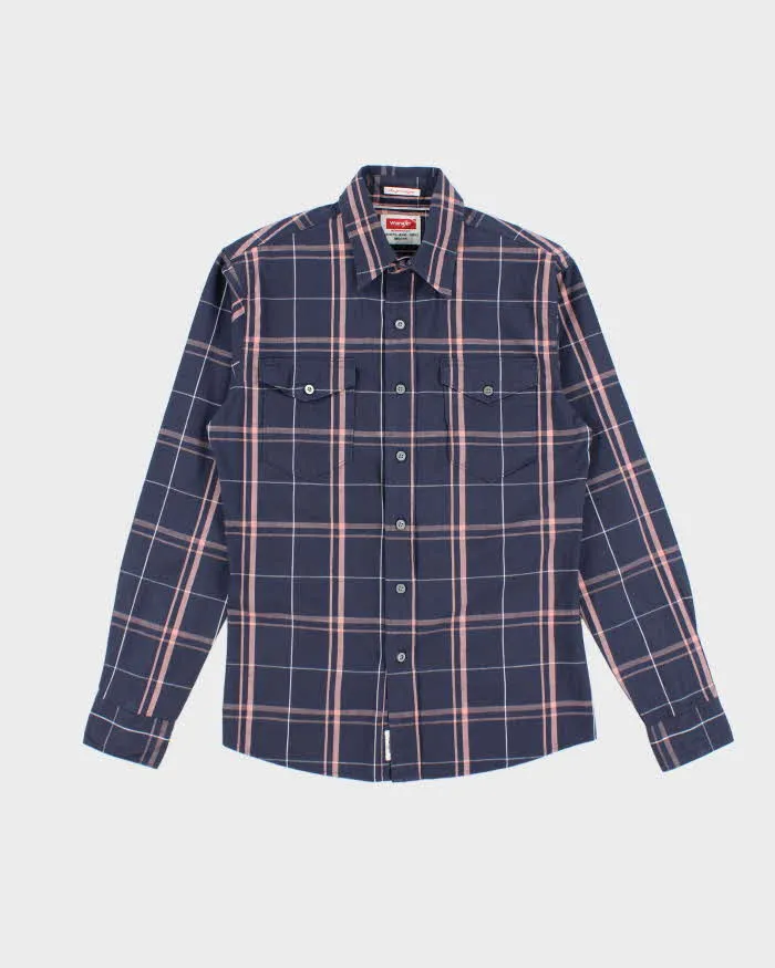 Vintage Wrangler Striped Button Up Shirt - S sold by Rokit