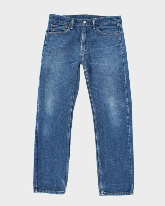 Vintage 2000's Levi's 505 Relaxed Fit Dark Wash Jeans - W30 L29 sold by Rokit