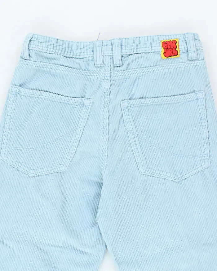 Vintage 2000's Empyre Wide Leg Blue Corduroy Trousers - W28 L24 sold by Rokit product image thumbnail 4