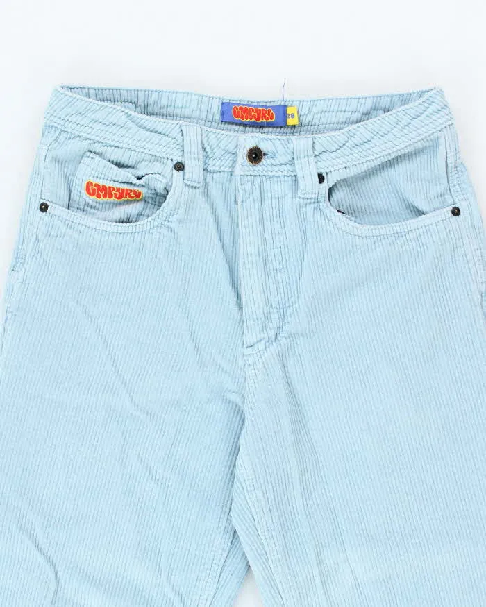 Vintage 2000's Empyre Wide Leg Blue Corduroy Trousers - W28 L24 sold by Rokit product image thumbnail 3