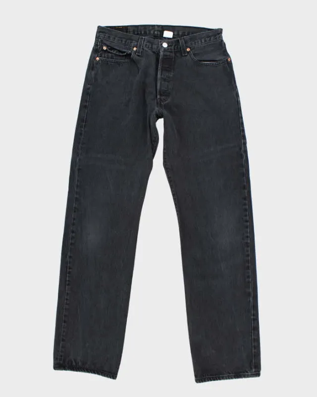 Vintage Levi's 501 Black Jeans - W32 L36 sold by Rokit