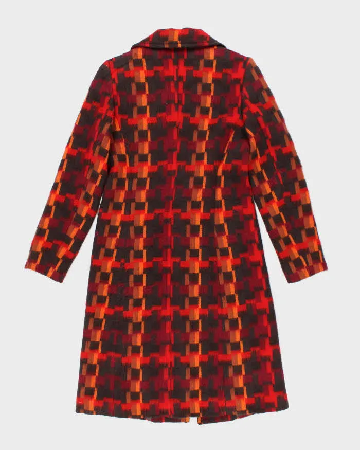 Vintage Sisley Multi Coloured Wool & Mohair Blend Coat - S sold by Rokit product image thumbnail 2