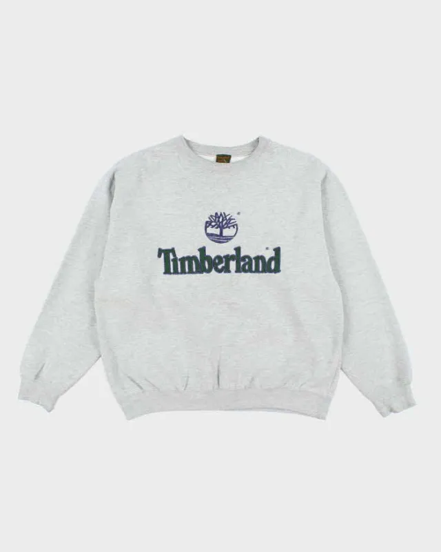 Vintage 90's Timberland Embroidered Logo Sweatshirt - S made by Timberland