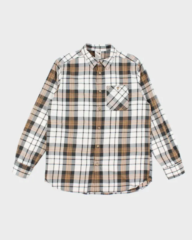 Vintage The North Face Checked Button Down Shirt - L sold by Rokit