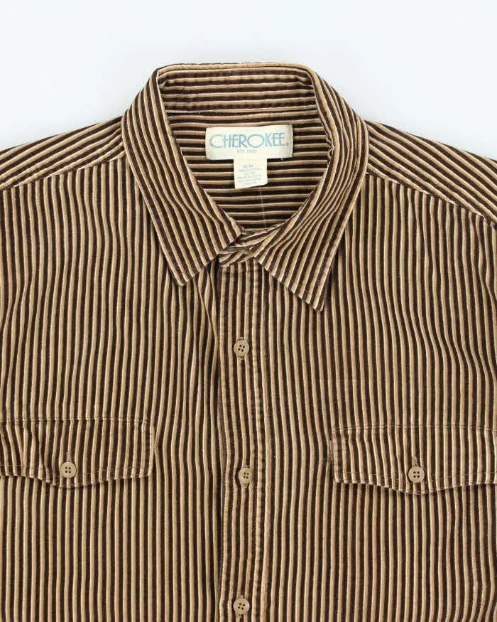 Vintage 90's Cherokee Striped Button Up Shirt - M sold by Rokit product image thumbnail 3