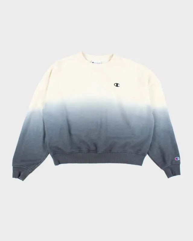 Vintage 2000's Champion Two Tone Marble Sweatshirt - M made by Champion