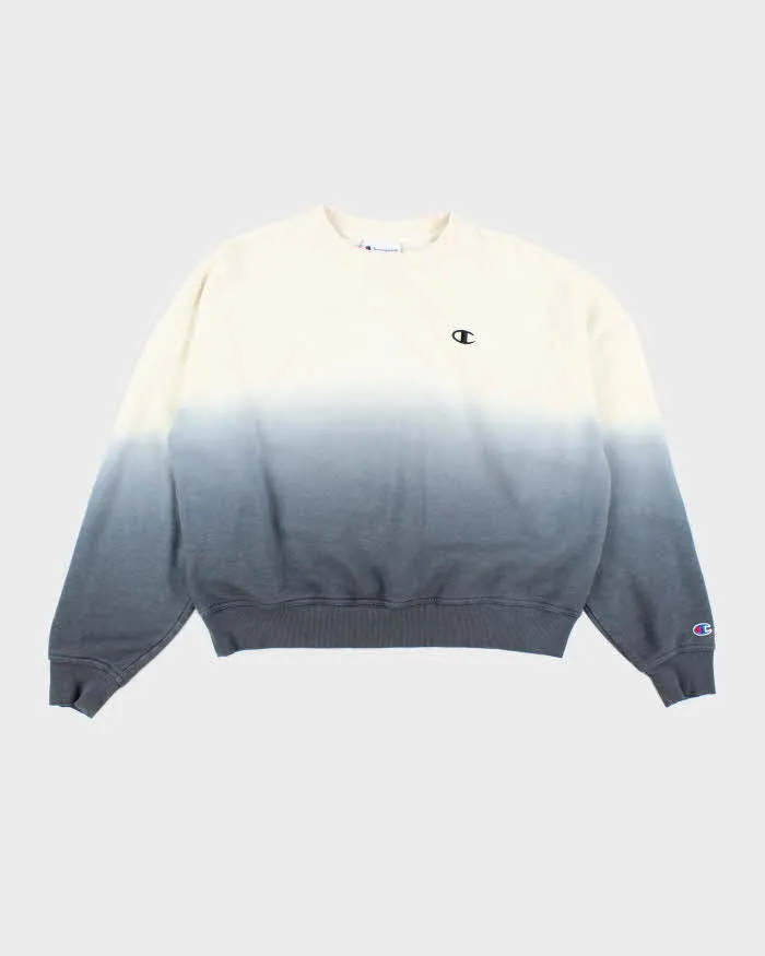 Vintage 2000's Champion Two Tone Marble Sweatshirt - M sold by Rokit
