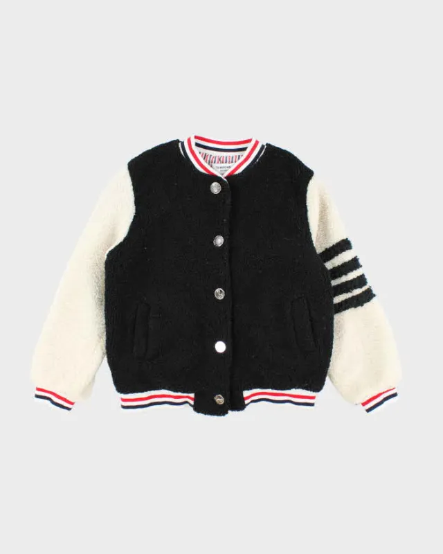 Vintage Thom Browne Insulated Teddy Fleece Snap Button Jacket - M sold by Rokit
