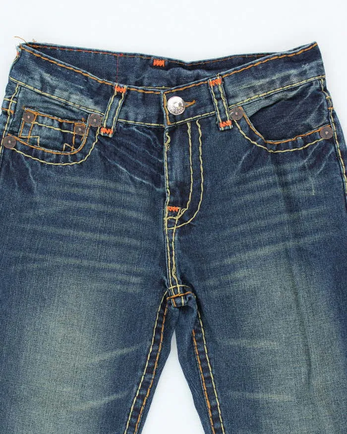 Vintage Y2K True Religion Relaxed Fit Dark Wash Jeans - W32 L31 sold by Rokit product image thumbnail 3