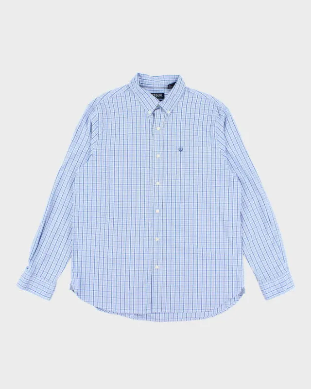Vintage Chaps Checked Long Sleeve Shirt - XL sold by Rokit