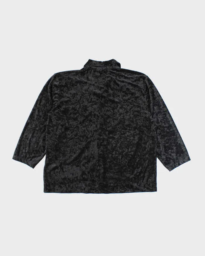 Vintage 90s Comfort Exchange Velvet Blouse - L sold by Rokit product image thumbnail 2