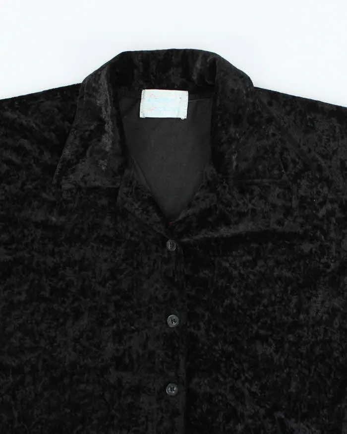 Vintage 90s Comfort Exchange Velvet Blouse - L sold by Rokit product image thumbnail 3