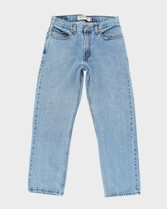 Vintage Levi's 505 Light Wash Wash Denim Jeans - W31 L29 sold by Rokit