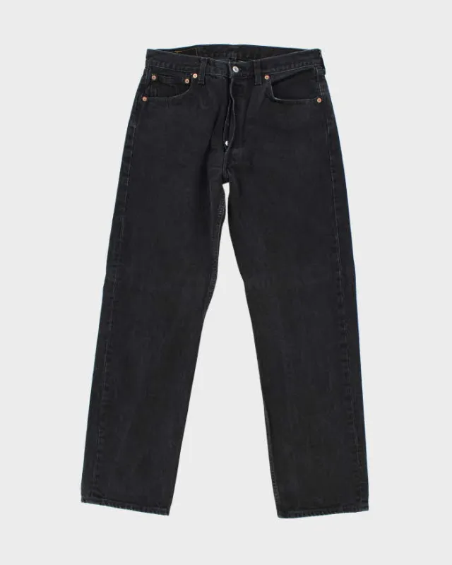 Vintage 90s Levi's 501 Black Jeans - W32 L32 sold by Rokit