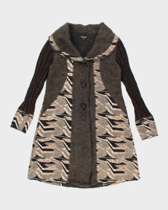 Vintage Y2k 00s Papa Long Wool Blend Cardigan - S sold by Rokit