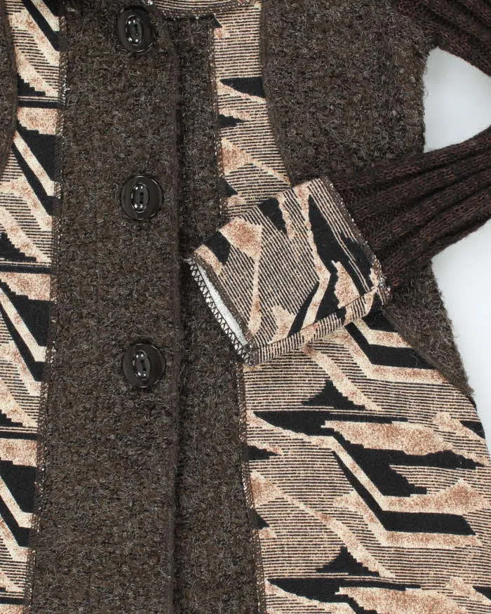 Vintage Y2k 00s Papa Long Wool Blend Cardigan - S sold by Rokit product image thumbnail 4