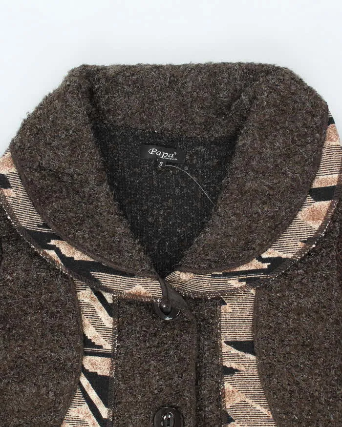 Vintage Y2k 00s Papa Long Wool Blend Cardigan - S sold by Rokit product image thumbnail 3