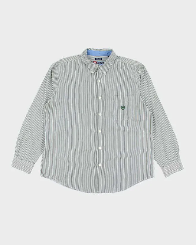 Vintage Chaps Striped Long Sleeve Shirt - XL sold by Rokit