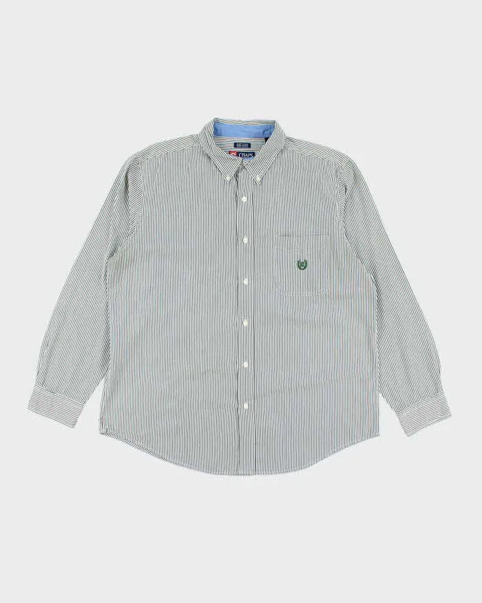 Vintage Chaps Striped Long Sleeve Shirt - XL sold by Rokit
