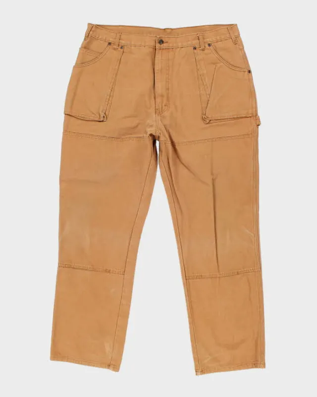 Vintage 2000's Dickies Heavyweight Wide Leg Carpenter Trousers - W36 L29 sold by Rokit