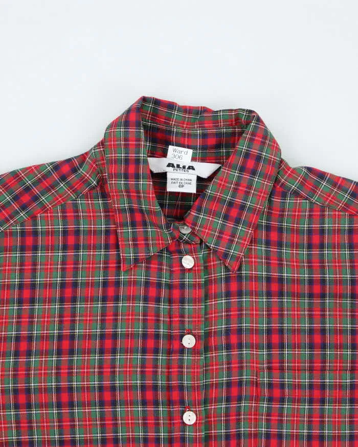 Vintage 90s Alia Tartan Blouse - L sold by Rokit product image thumbnail 3
