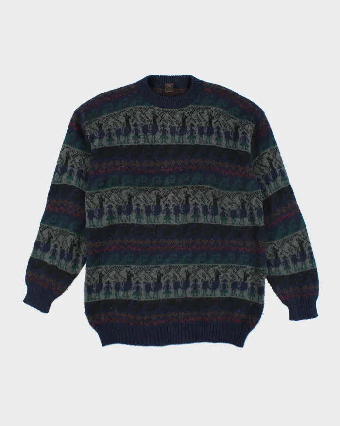 Vintage Archoi's Alpaca Chunky Knit Jumper - L sold by Rokit