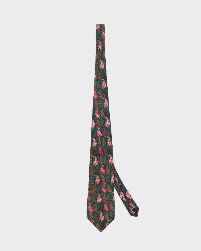 Vintage 80's Guy Laroche Patterned Tie sold by Rokit