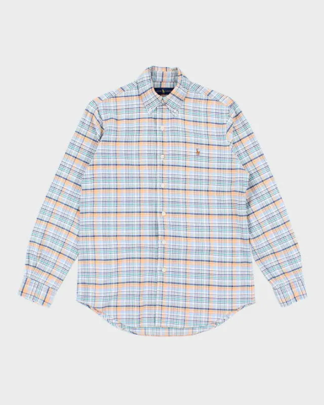 Vintage Ralph Lauren Checked Oversized Long Sleeve Shirt - S sold by Rokit