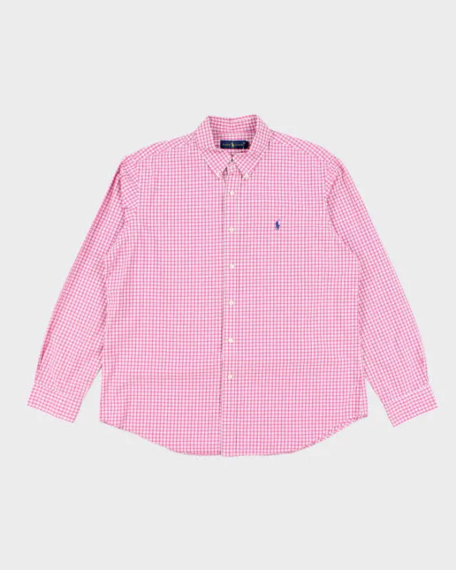 Vintage Ralph Lauren Checked Oversized Long Sleeve Shirt - XL made by Rokit