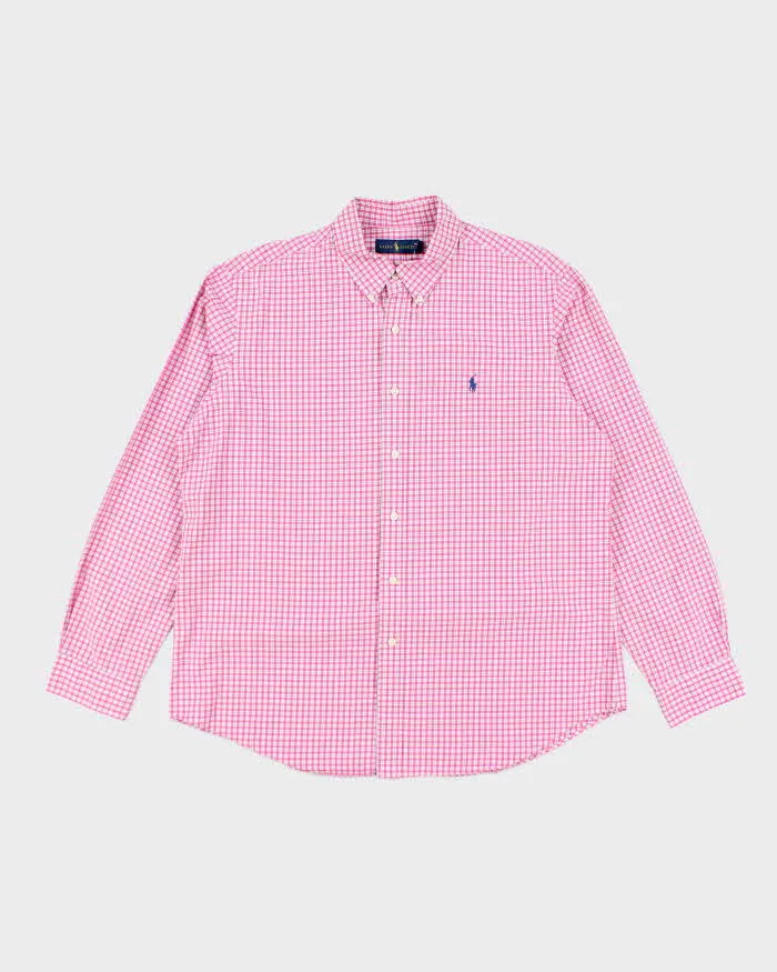Vintage Ralph Lauren Checked Oversized Long Sleeve Shirt - XL sold by Rokit