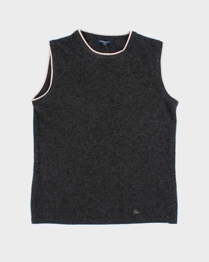 Vintage Burberry Wool Tank-Knit - S sold by Rokit