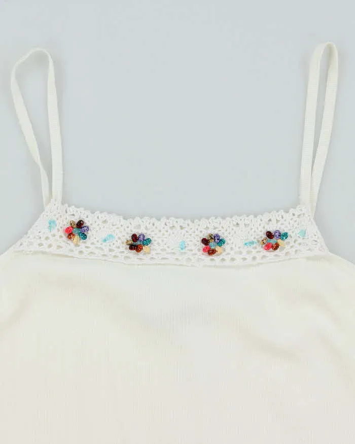 Vintage Y2k 00s Joseph A. Knit Beaded Cami - L sold by Rokit product image thumbnail 3