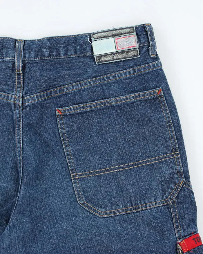 Vintage 2000's Tommy Hilfiger Dark Wash Denim Shorts - W38 L13 sold by Rokit product image thumbnail 4
