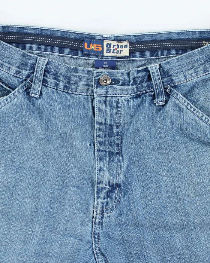 Vintage Y2K Urban Star Light Wash Carpenter Denim Shorts - W32 L10 sold by Rokit product image thumbnail 3