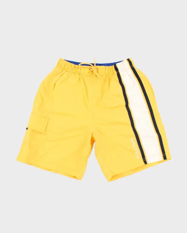 Vintage 2000's Nautica Lightweight Swim Shorts - S sold by Rokit