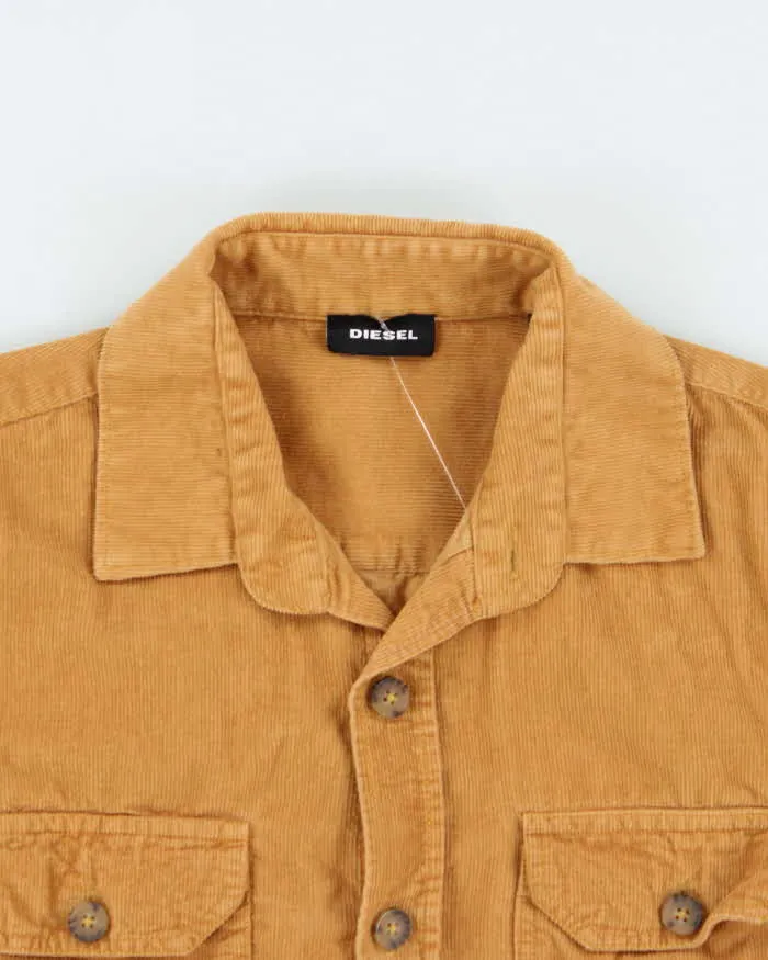 Vintage Y2k 00s Diesel Corduroy Shirt - L sold by Rokit product image thumbnail 3
